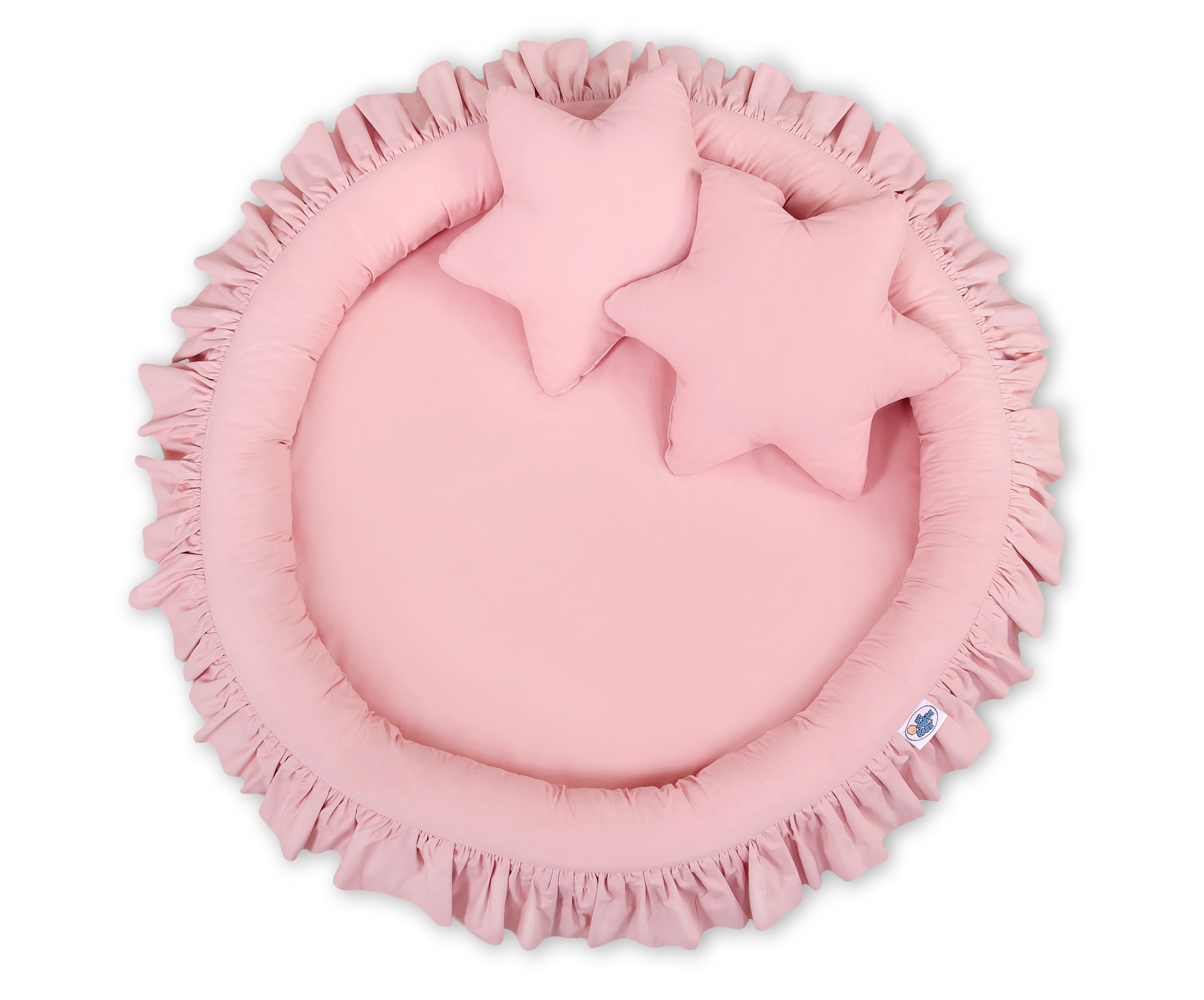 Nest with flounce - pastel pink - Image 7