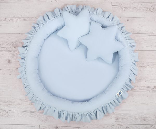 Nest with flounce - blue - Image 9