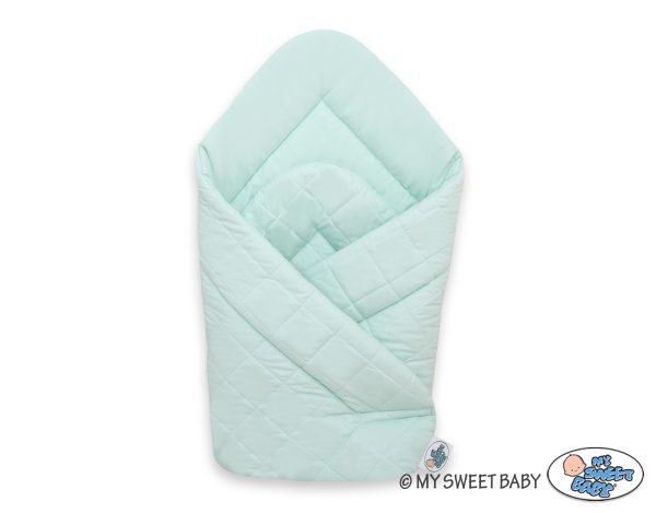 Baby nest quilted - mint - Image 2